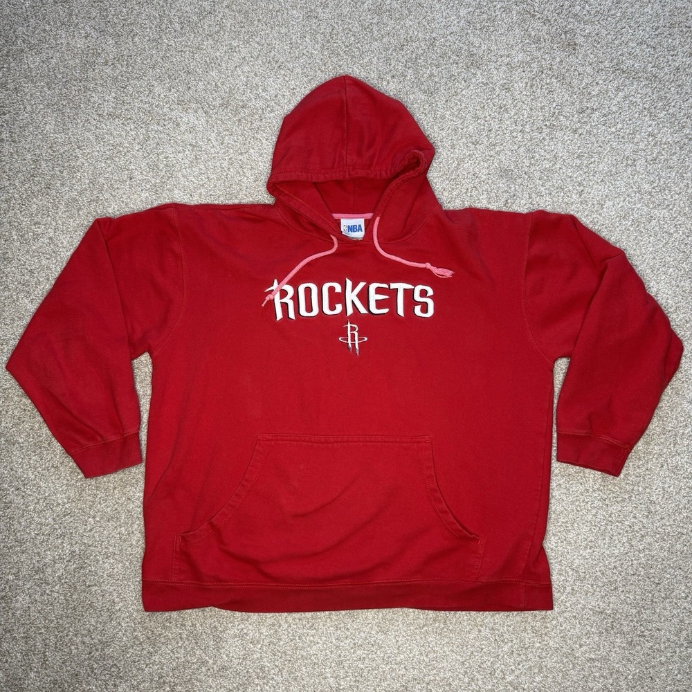 Houston Rockets NBA Branded Pullover Hoodie Size XLarge Red